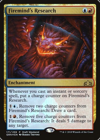 Firemind's Research [Guilds of Ravnica Promos] | Tacoma Games