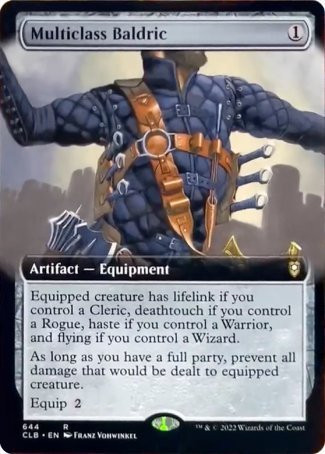 Multiclass Baldric (Extended Art) [Commander Legends: Battle for Baldur's Gate] | Tacoma Games