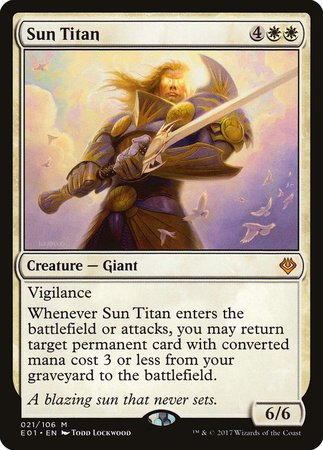 Sun Titan [Archenemy: Nicol Bolas] | Tacoma Games