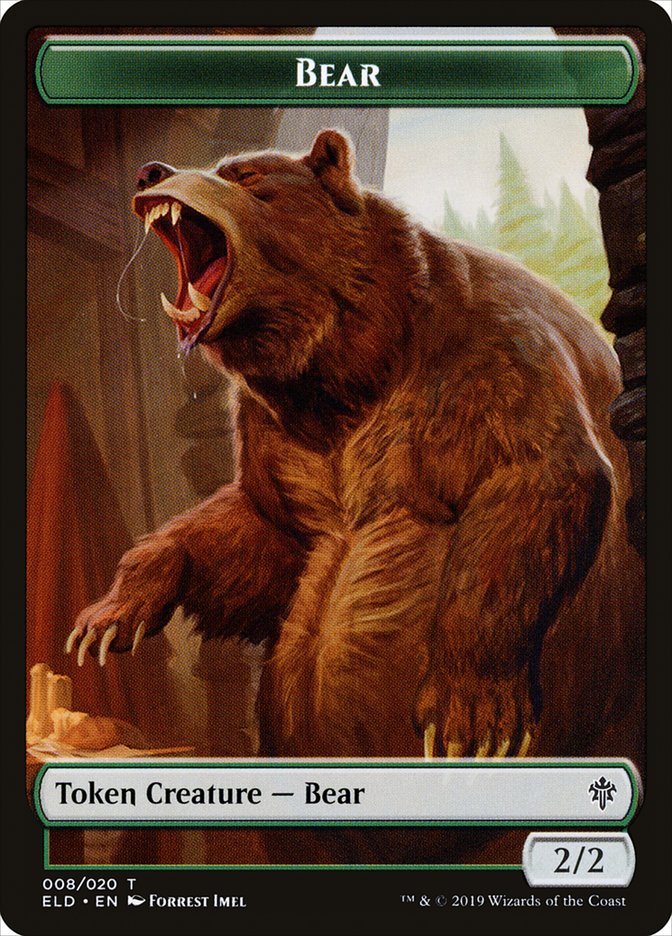 Bear [Throne of Eldraine Tokens] | Tacoma Games