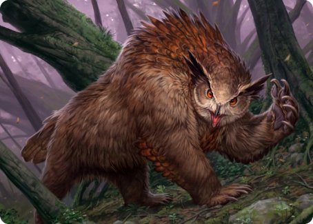 Owlbear Art Card [Dungeons & Dragons: Adventures in the Forgotten Realms Art Series] | Tacoma Games