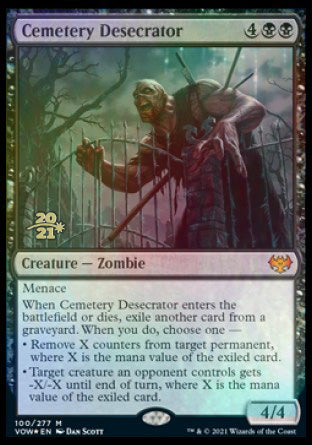 Cemetery Desecrator [Innistrad: Crimson Vow Prerelease Promos] | Tacoma Games