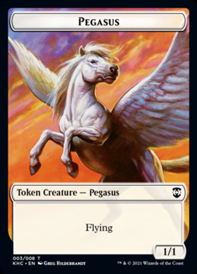 Pegasus [Kaldheim Commander Tokens] | Tacoma Games