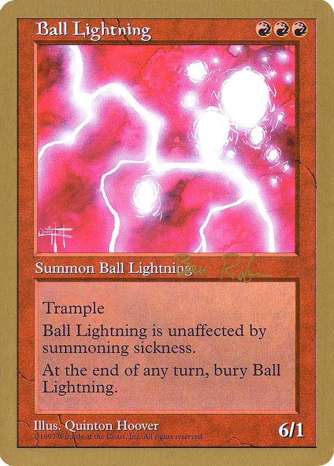 Ball Lightning (Ben Rubin) [World Championship Decks 1998] | Tacoma Games