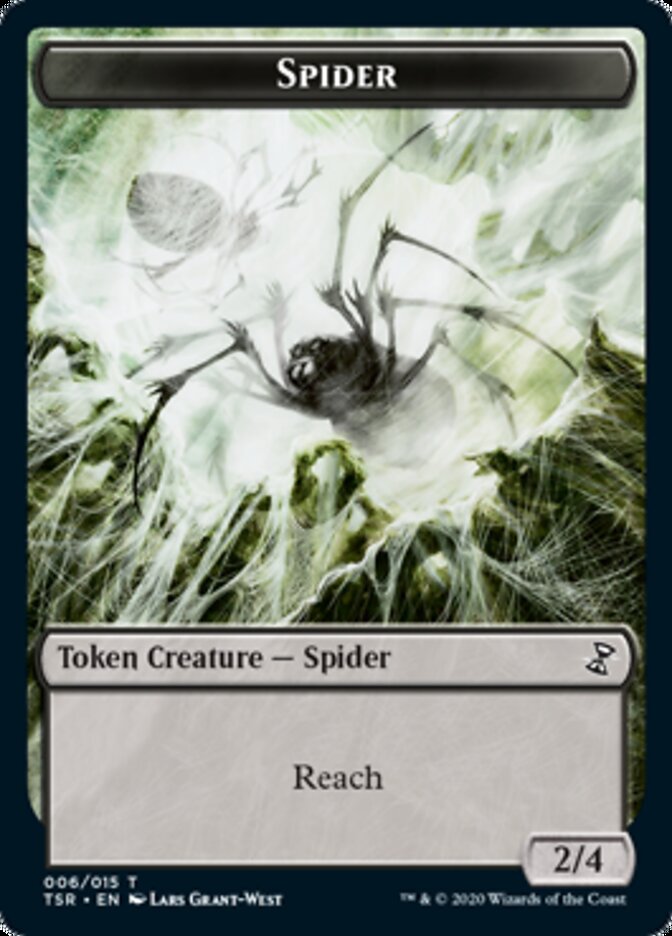 Spider Token [Time Spiral Remastered Tokens] | Tacoma Games