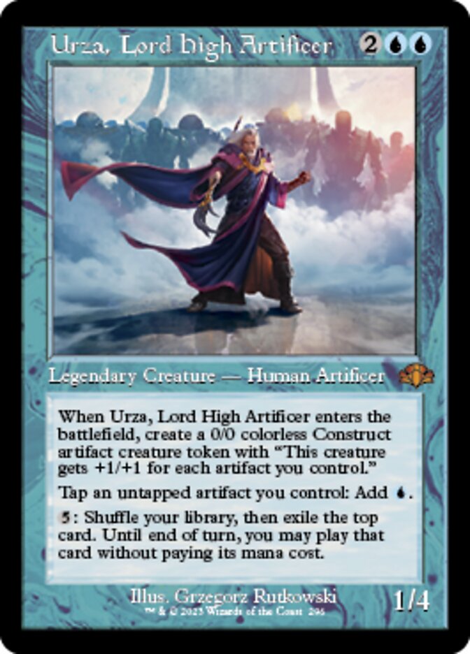 Urza, Lord High Artificer (Retro) [Dominaria Remastered] | Tacoma Games