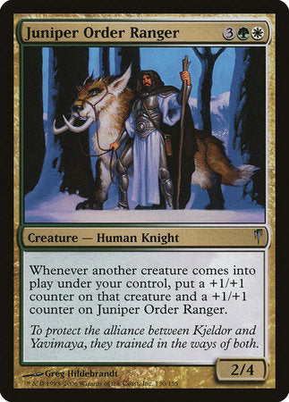 Juniper Order Ranger [Coldsnap] | Tacoma Games