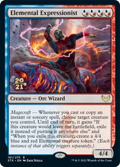 Elemental Expressionist [Strixhaven: School of Mages Prerelease Promos] | Tacoma Games