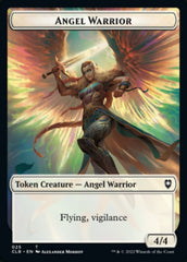 Kor Warrior // Angel Warrior Double-sided Token [Commander Legends: Battle for Baldur's Gate Tokens] | Tacoma Games