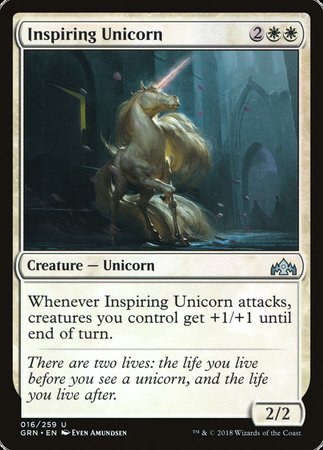 Inspiring Unicorn [Guilds of Ravnica] | Tacoma Games