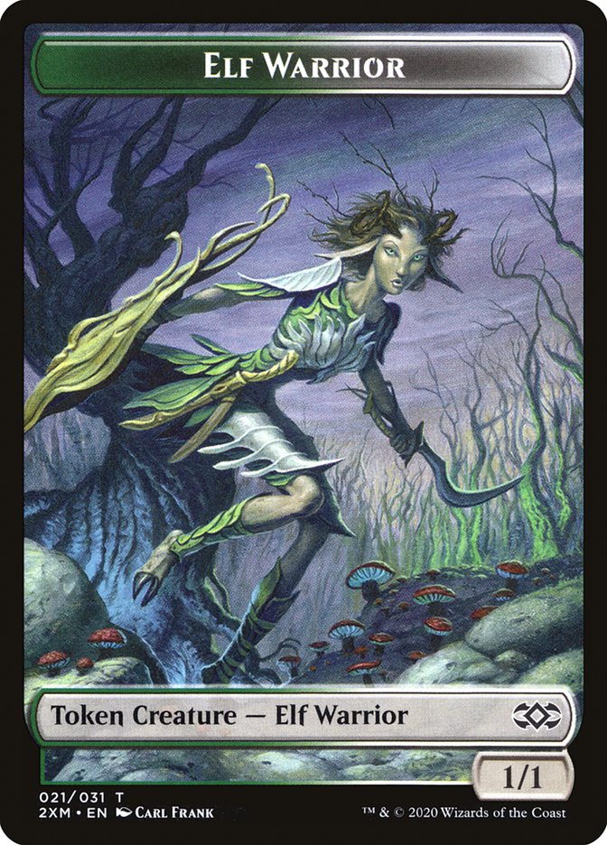 Elf Warrior Token [Double Masters] | Tacoma Games