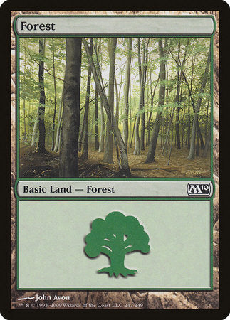Forest (247) [Magic 2010] | Tacoma Games