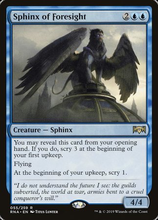 Sphinx of Foresight [Ravnica Allegiance] | Tacoma Games