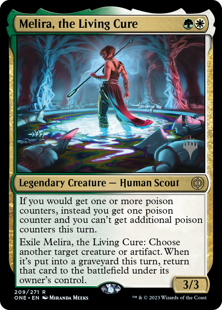 Melira, the Living Cure (Promo Pack) [Phyrexia: All Will Be One Promos] | Tacoma Games