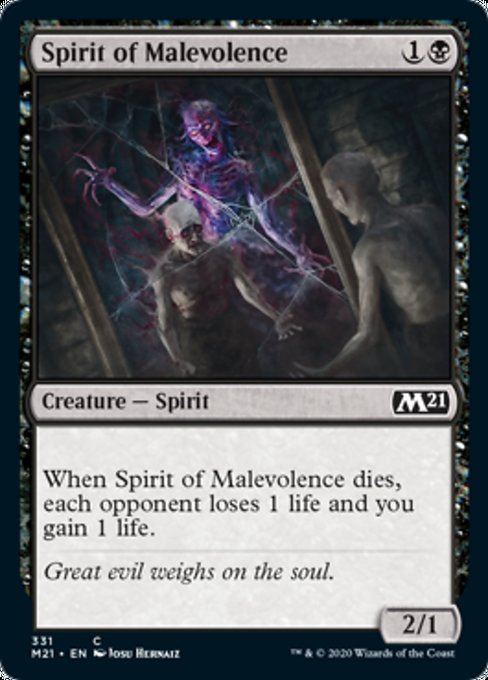 Spirit of Malevolence [Core Set 2021] | Tacoma Games