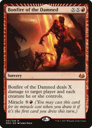 Bonfire of the Damned [Modern Masters 2017] | Tacoma Games
