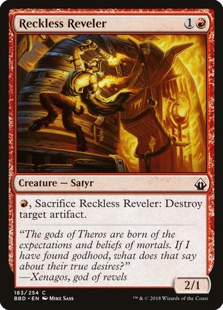 Reckless Reveler [Battlebond] | Tacoma Games