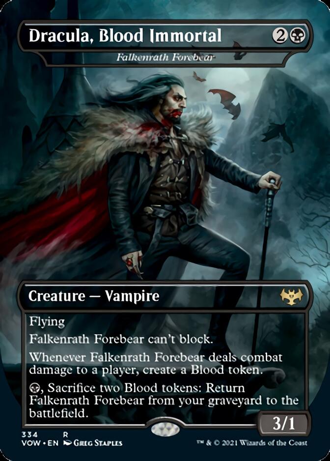 Falkenrath Forebear - Dracula, Blood Immortal [Innistrad: Crimson Vow] | Tacoma Games