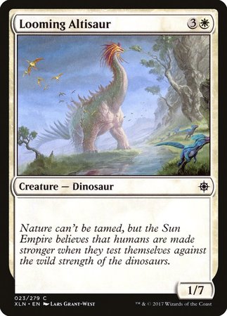 Looming Altisaur [Ixalan] | Tacoma Games