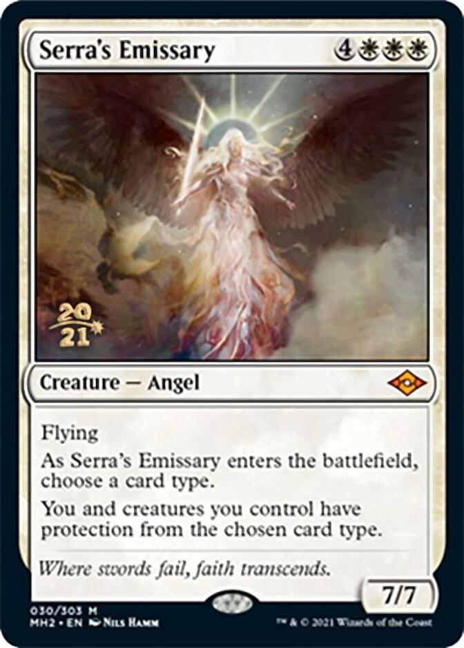 Serra's Emissary [Modern Horizons 2 Prerelease Promos] | Tacoma Games