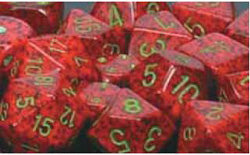 Chessex: Speckled Strawberry 7-Die Set | Tacoma Games