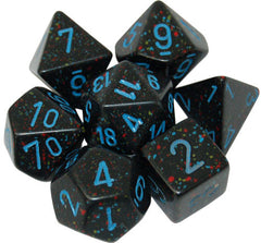 Chessex: Speckled Blue Stars 7-Die Set | Tacoma Games