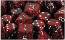 Chessex: Speckled Silver Volcano 7-Die Set | Tacoma Games