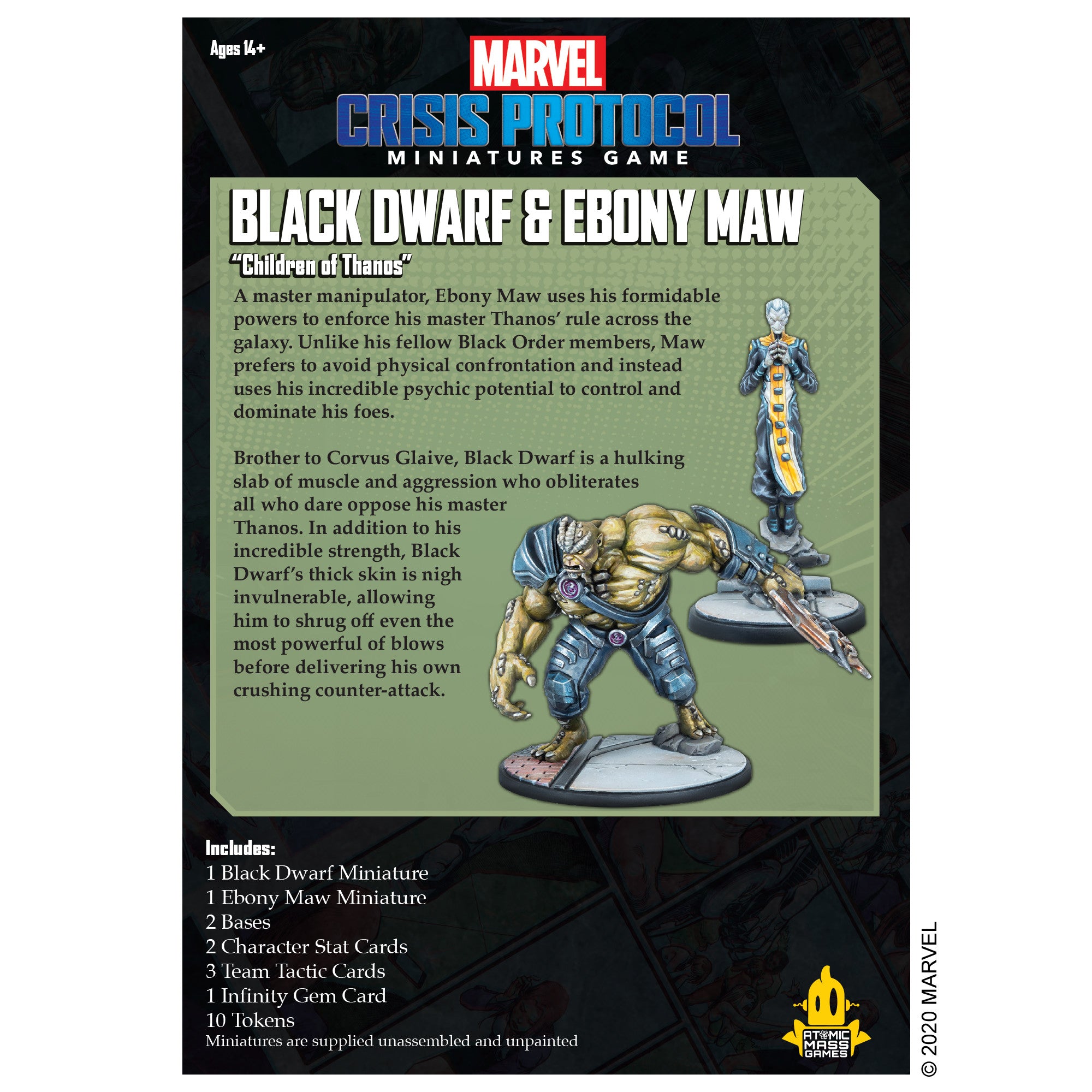 Marvel Crisis Protocol: Black Dwarf & Ebony Maw | Tacoma Games