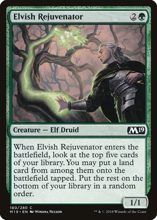Elvish Rejuvenator [Core Set 2019] | Tacoma Games