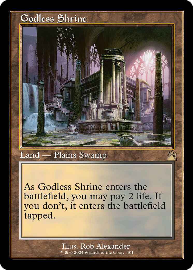 Godless Shrine (Retro) [Ravnica Remastered] | Tacoma Games