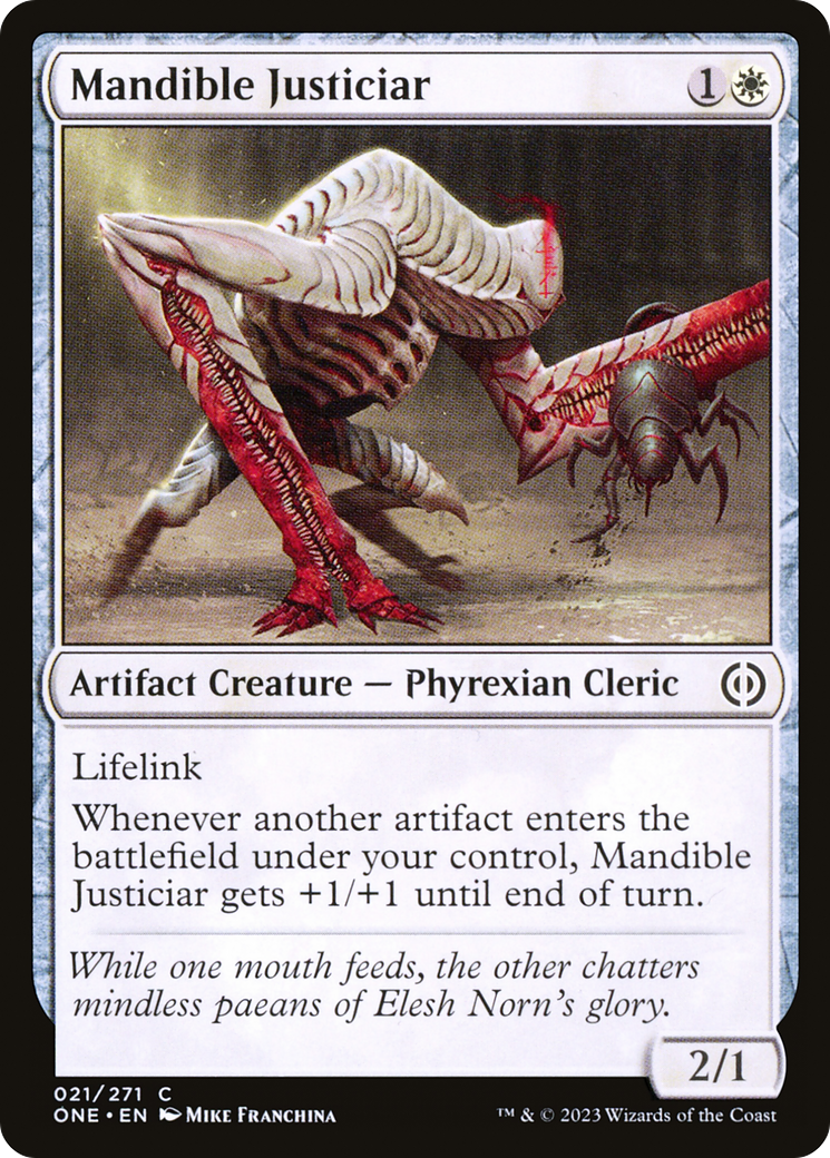Mandible Justiciar [Phyrexia: All Will Be One] | Tacoma Games