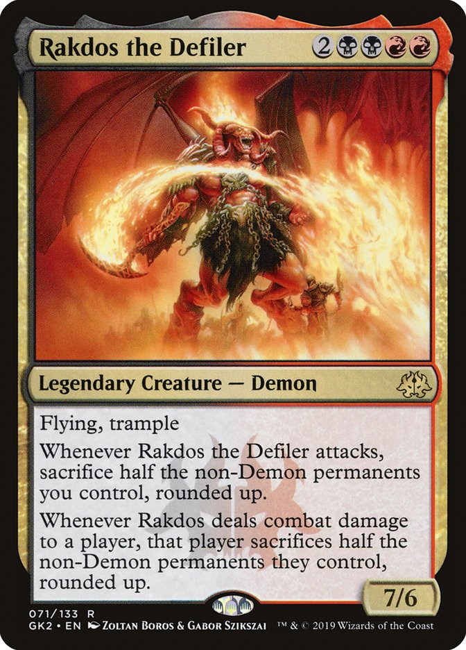 Rakdos the Defiler [Ravnica Allegiance Guild Kit] | Tacoma Games