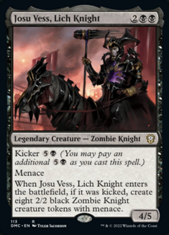 Josu Vess, Lich Knight [Dominaria United Commander] | Tacoma Games