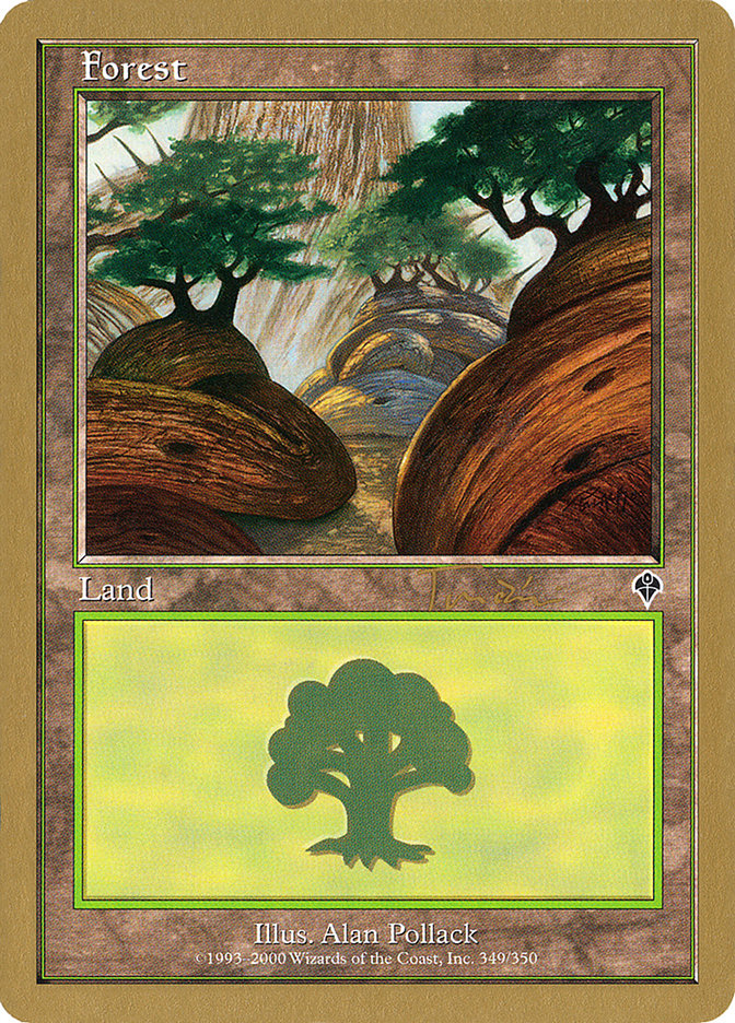 Forest (jt349a) (Jan Tomcani) [World Championship Decks 2001] | Tacoma Games