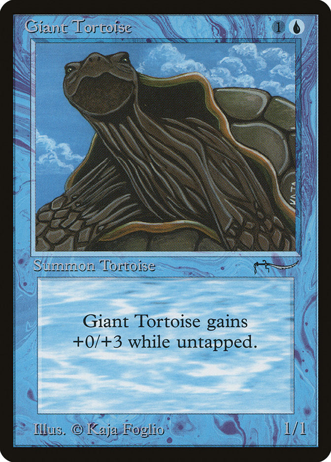 Giant Tortoise (Dark Mana Cost) [Arabian Nights] | Tacoma Games