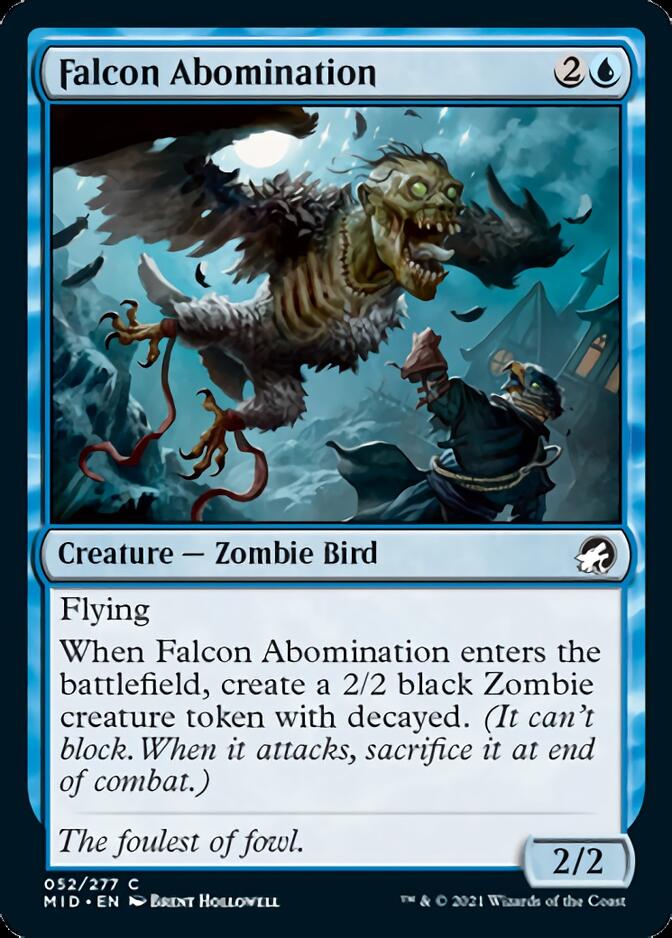 Falcon Abomination [Innistrad: Midnight Hunt] | Tacoma Games