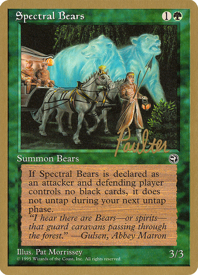 Spectral Bears (Preston Poulter) [Pro Tour Collector Set] | Tacoma Games