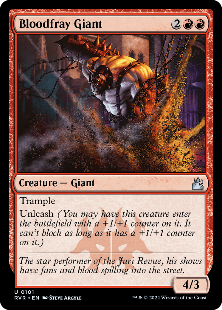 Bloodfray Giant [Ravnica Remastered] | Tacoma Games