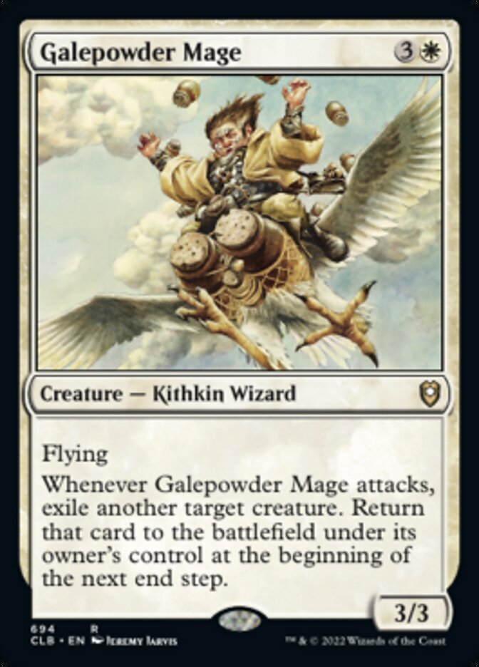 Galepowder Mage [Commander Legends: Battle for Baldur's Gate] | Tacoma Games