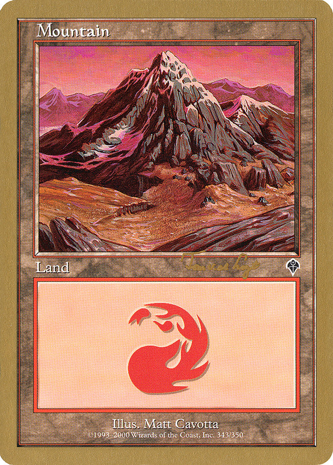 Mountain (tvdl343) (Tom van de Logt) [World Championship Decks 2001] | Tacoma Games