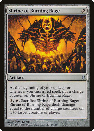 Shrine of Burning Rage [New Phyrexia] | Tacoma Games