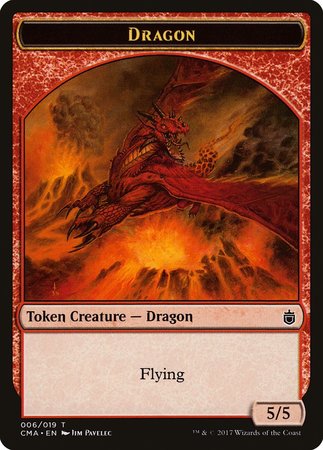 Dragon Token (006) [Commander Anthology Tokens] | Tacoma Games