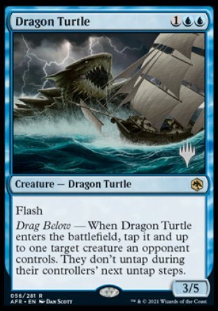 Dragon Turtle (Promo Pack) [Dungeons & Dragons: Adventures in the Forgotten Realms Promos] | Tacoma Games