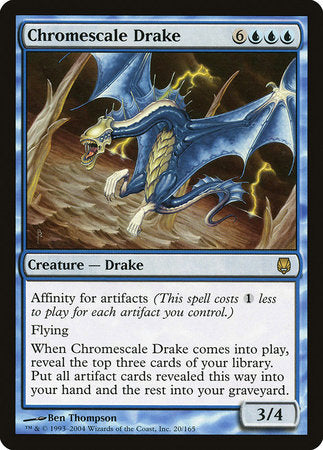 Chromescale Drake [Darksteel] | Tacoma Games