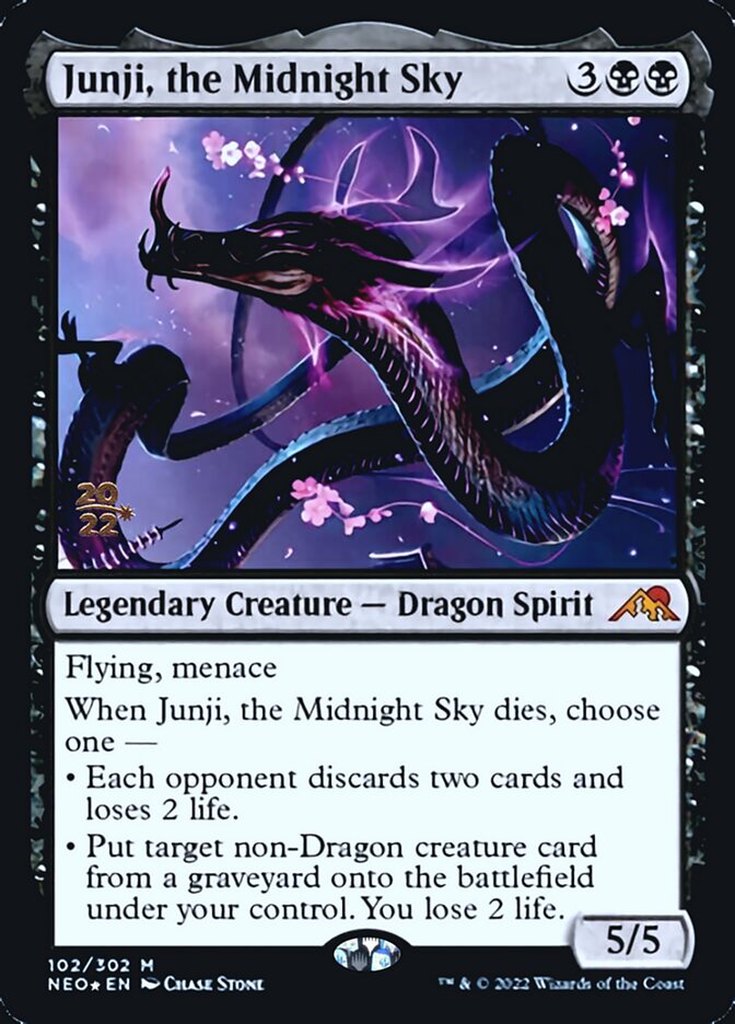 Junji, the Midnight Sky [Kamigawa: Neon Dynasty Prerelease Promos] | Tacoma Games