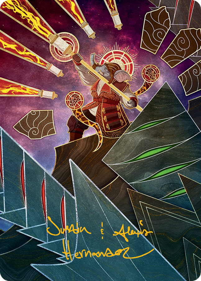 Quintorius, Loremaster Art Card (63) (Gold-Stamped Signature) [March of the Machine Art Series] | Tacoma Games