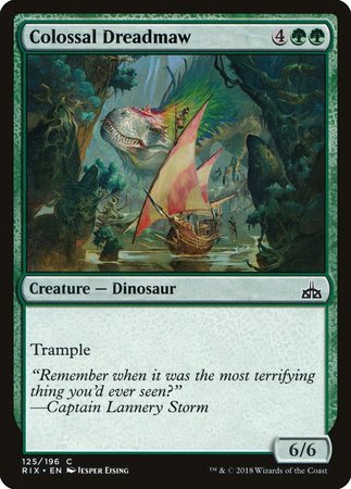 Colossal Dreadmaw [Rivals of Ixalan] | Tacoma Games