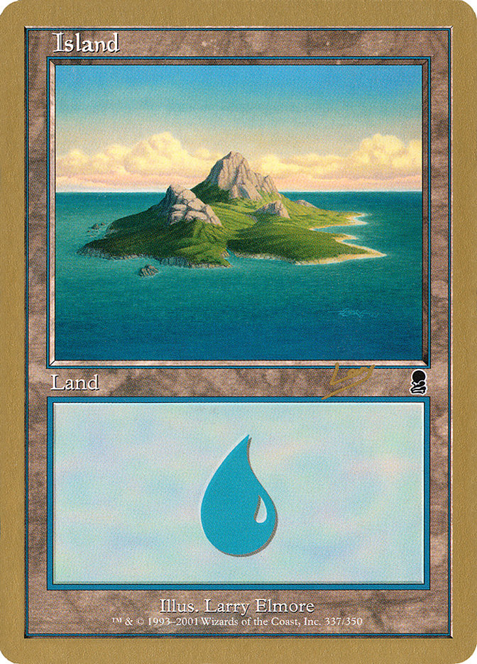 Island (rl337) (Raphael Levy) [World Championship Decks 2002] | Tacoma Games