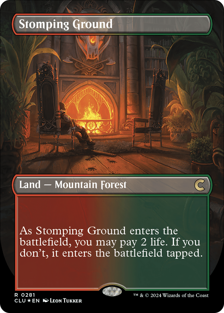 Stomping Ground (Borderless) [Ravnica: Clue Edition] | Tacoma Games