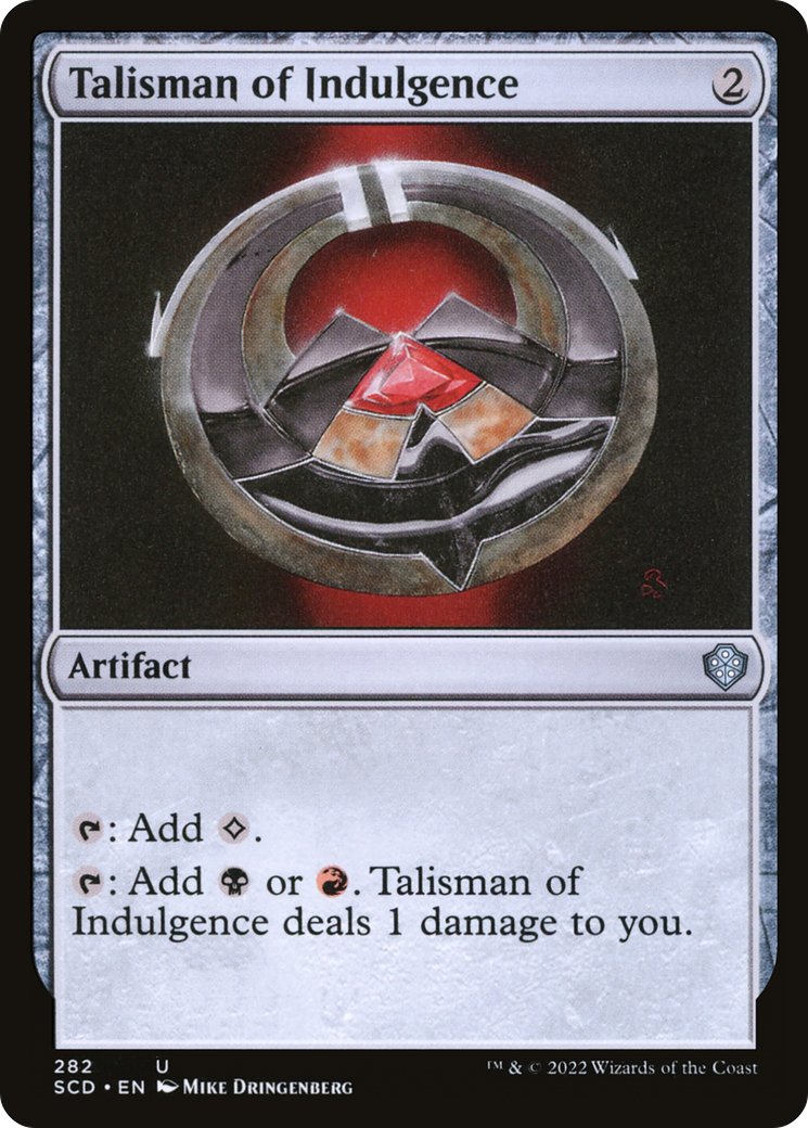 Talisman of Indulgence [Starter Commander Decks] | Tacoma Games